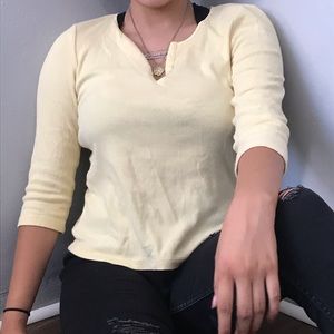 Yellow blouse